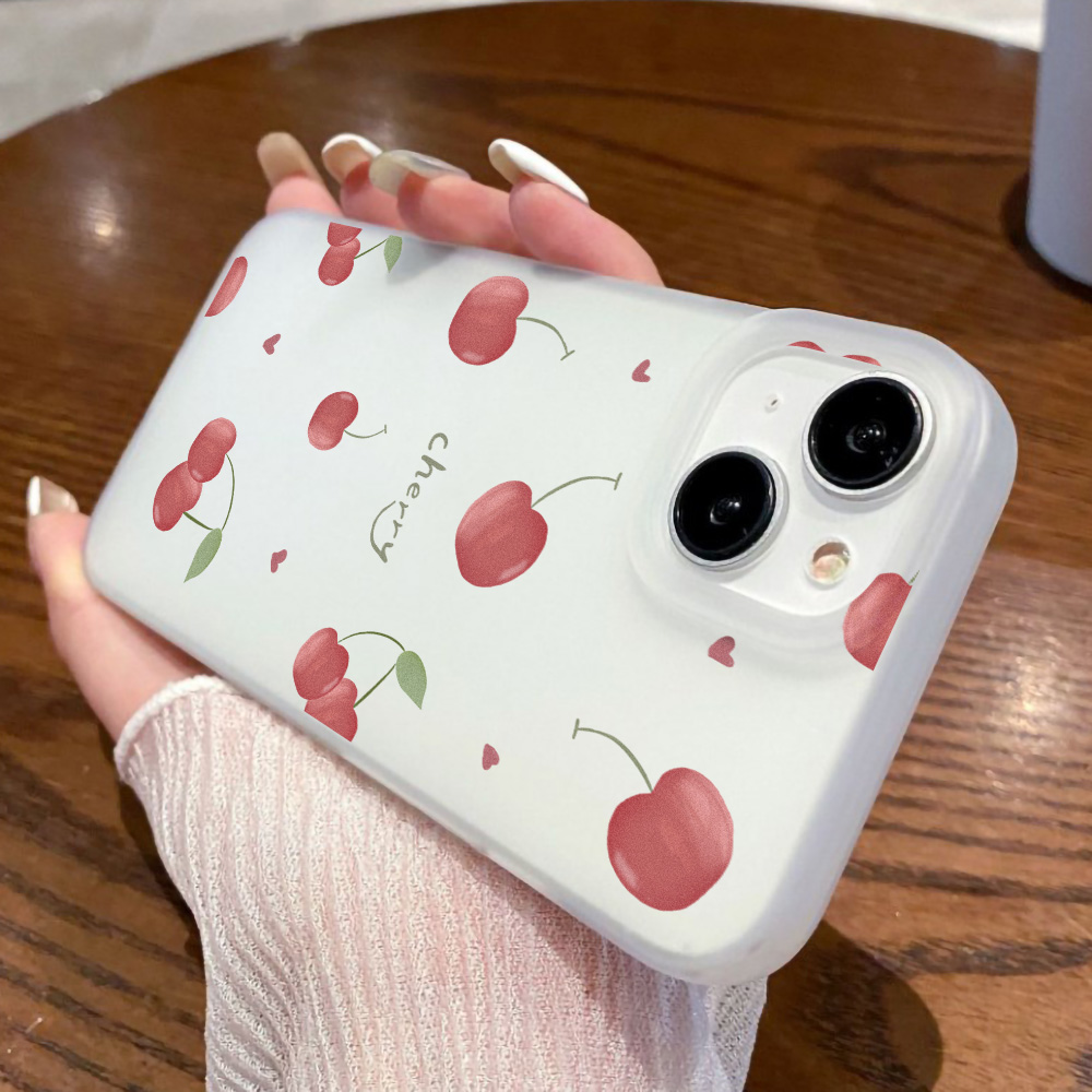 Cherry Phone Case Frosted For  - Phone Cases Iphone 16 Pro Max ulasan dan harga