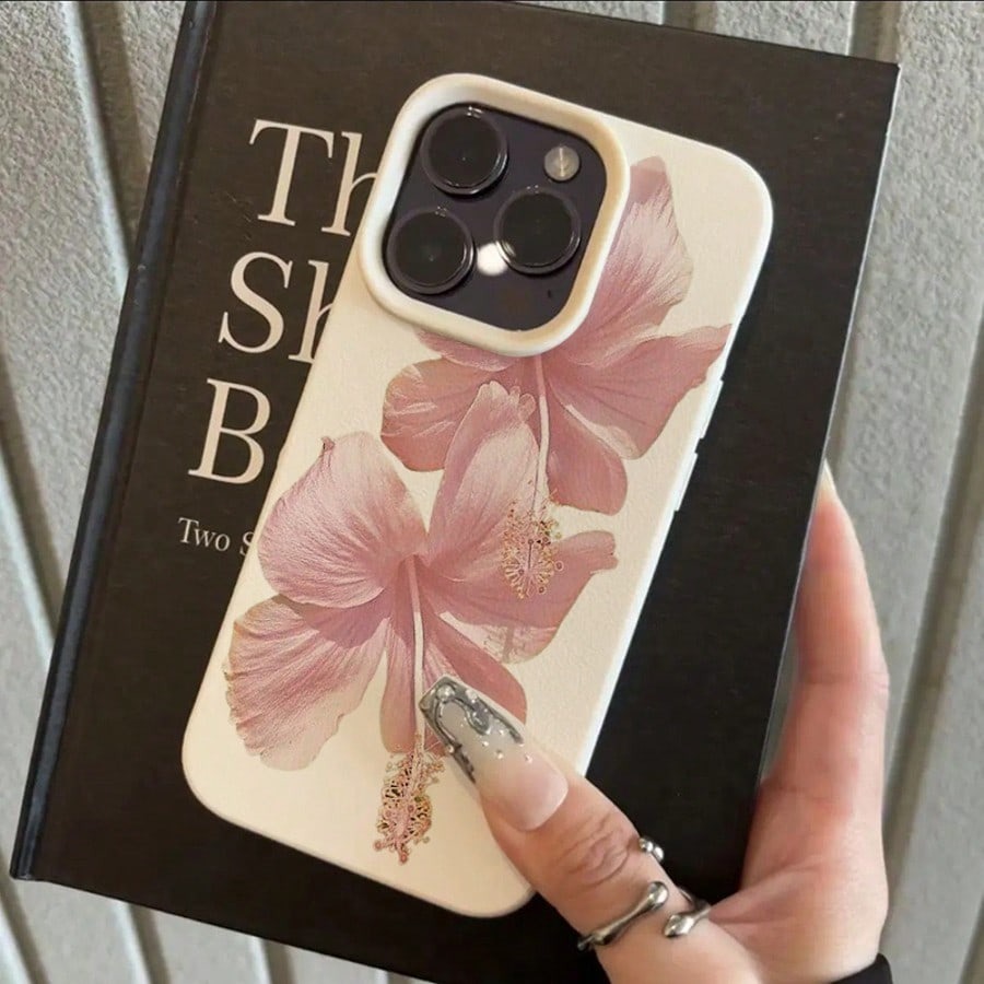 Pink Hibiscus Elegant High Aes - Phone Cases Drop Proof ulasan dan harga