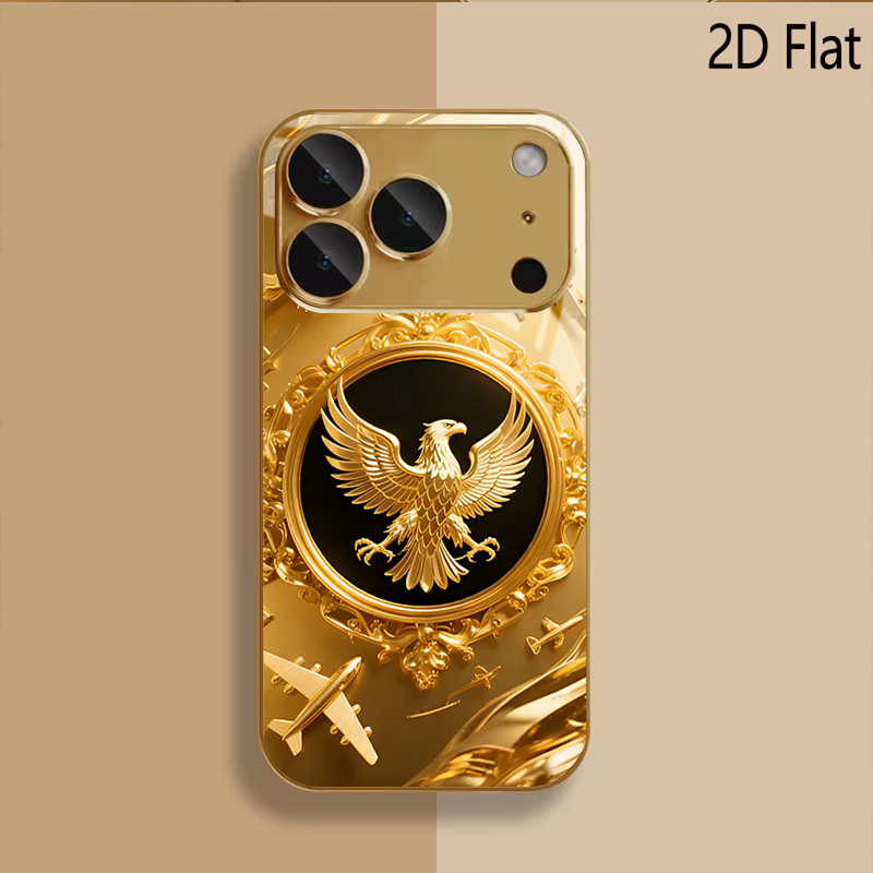 Golden Wing Patterned tempered - Phone Cases H&M ulasan dan harga