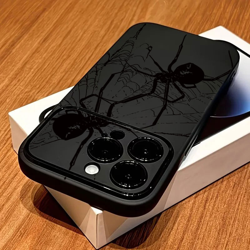 Cool Black Spider Pattern Phon - Phone Cases Online ulasan dan harga