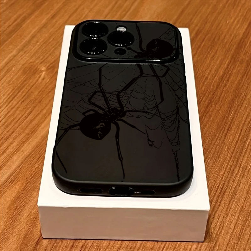 Cool Black Spider Pattern Phon - Phone Cases Online ulasan dan harga